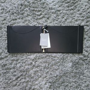 H&M Genuine Leather Wide Waist Belt - M